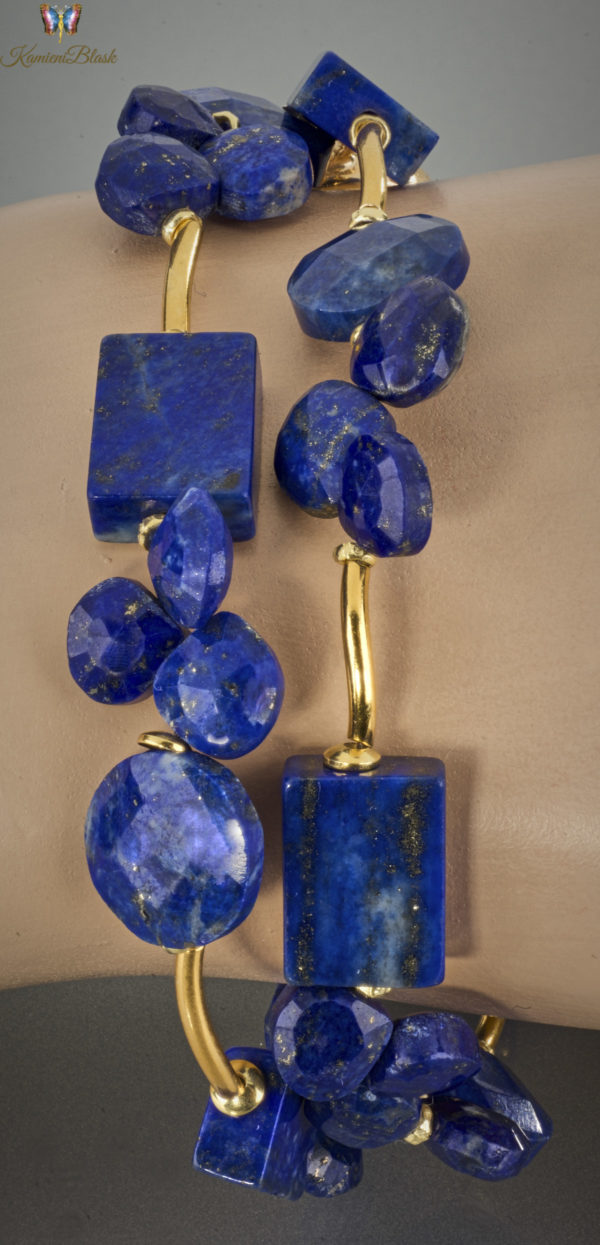 Bransoletka z lapisu lazuli