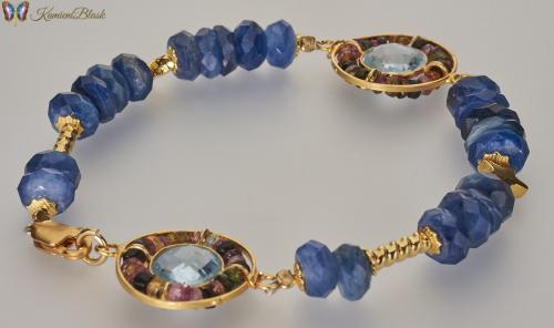 Kianit i topaz w turmalinach 